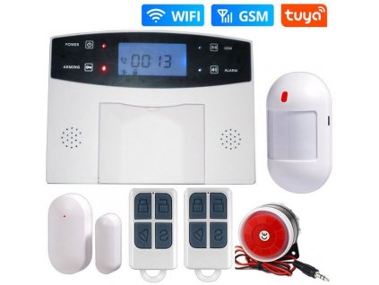 Bezdrátový alarm GSM+wifi Tuya W200