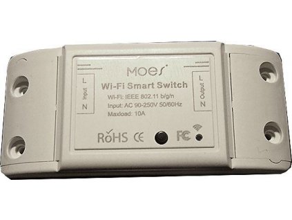 Spínač WiFi Tuya MS-101, 230V/10A, napájení 90-260AC