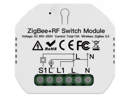 Spínač WiFi Moes Zigbee 230V/10A+RF433MHz