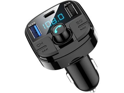 FM modulátor (transmitter), bluetooth, přehrávač MP3, nabíječka BT29