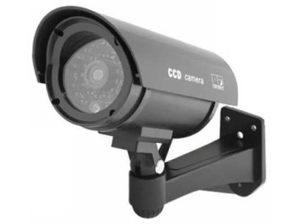 Atrapa kamery IR CCD, venkovní, černá