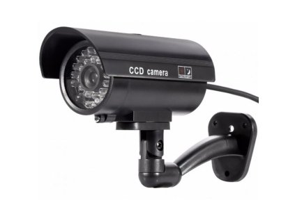 Atrapa kamery IR CCD, venkovní černá, CT