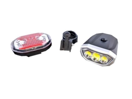 SET LED COB osvětlení na kolo