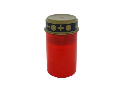 LED hřbitovní svíce s časovačem červená HD-122F