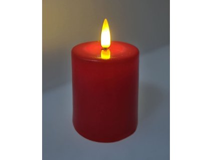 LED svíce červená HD-109 HOME DECOR