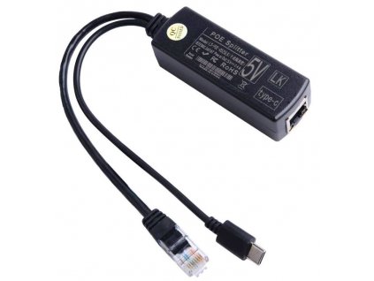 POE Splitter 5V/3A, USB C