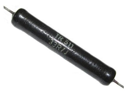 470R TR511, rezistor 10W drátový smaltovaný