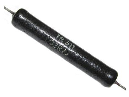 10k TR511, rezistor 10W drátový smaltovaný