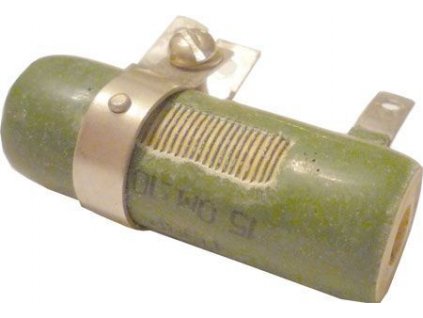 15R PEVR-10, rezistor 10W drátový s odbočkou /~TR556/