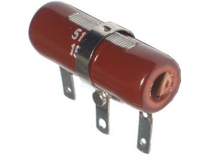 100R TR557, rezistor 15W drátový s odbočkou