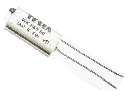 1K0 WK66950, rezistor 6W drátový keramický