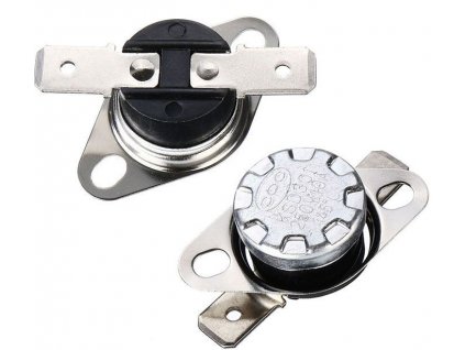 Termostat 65°C, KSD301, bimetalový 250V/10A, spínací-vratný (NO)