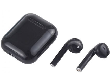 Bluetooth bezdrátová sluchátka i7s TWS černé