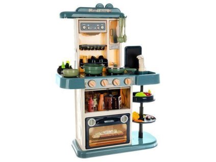 Dětská kuchyňka XL se zvuky a tekoucí vodou modrá