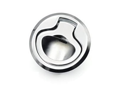 Nábytkový zámek do karavanů stříbrný (kov), l:44mm