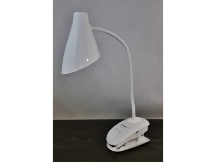 Led stolní lampa dobíjecí s klipem