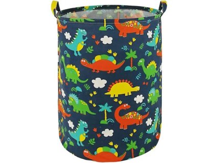 Koš na hračky modrý