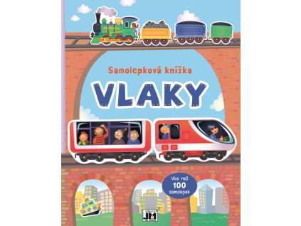 Samolepková knížka Vlaky
