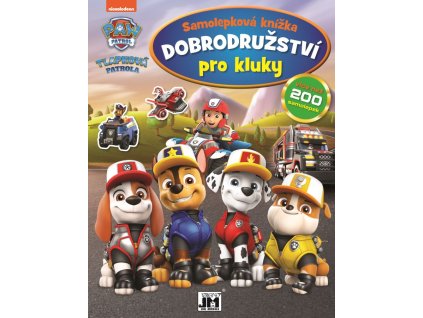 Velká samolepková knížka Dobrodružství s Tlapkovou patrolou