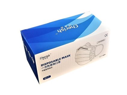 Ochranné roušky na obličej 50 ks, Cherish