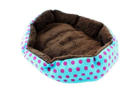 Pelíšek pro psa modrý / 33cm x 38cm x 10cm