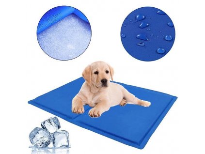 Chladící podložka pro psa, kočku, gelový pelíšek 90cm