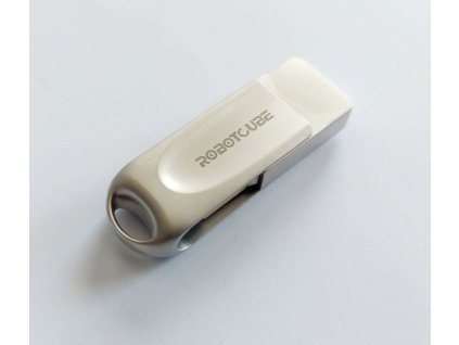 Robotcube high speed flashdisk 128GB USB 3.0 stříbrný