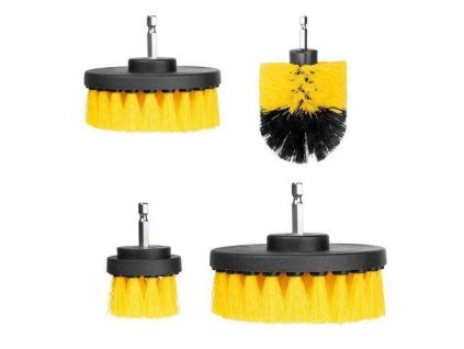 Sada čistících kartáčů na vrtačku