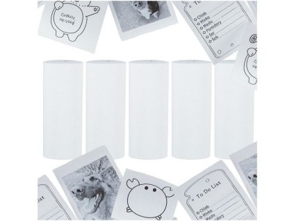 Štítky pro mini termotiskárny 5,7cmX4,5m 5 Ks