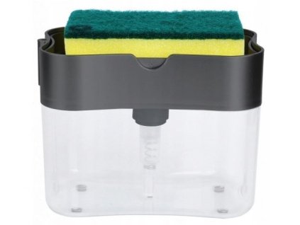 Kuchyňský dávkovač mýdla + houbička