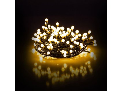 Vánoční řetěz s kuličkami 100 LED RXL 220 10+5m WW TM RETLUX