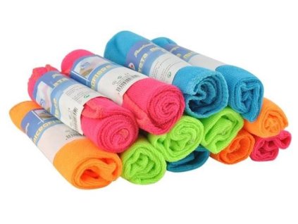 Sada utěrek z mikrovlákna 12 ks