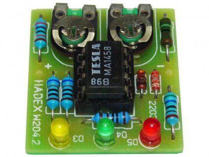 Kontrola zdrojové části auta-indikátor dobíjení STAVEBNICE
