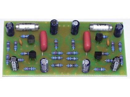 Předzesilovač pro magnetodynamickou přenosku, stereo, STAVEBNICE