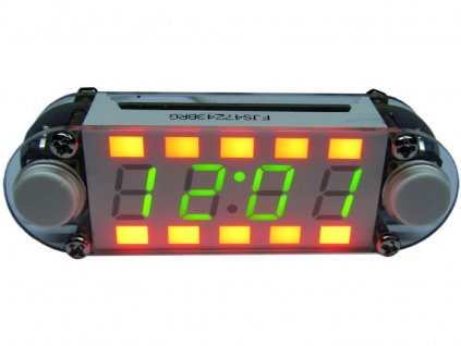 Digitální hodiny LED multicolor, STAVEBNICE