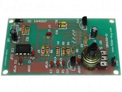 Signální generátor sinus, delta, obdélník, pila 1kHz s 555