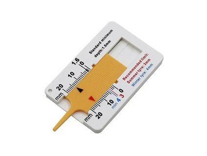 Měřič hloubky dezénu pneumatik 0 - 20 mm