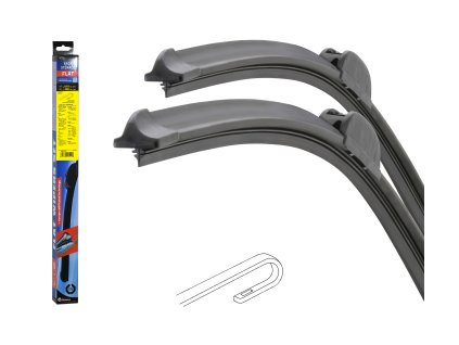 Stěrače FLAT SET (HOOK) 610+450mm