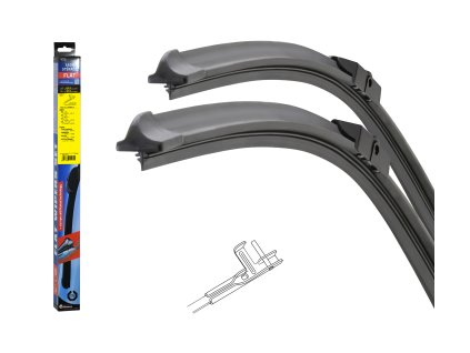 Stěrače FLAT SET (PIN) 610+510mm