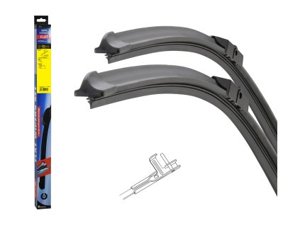 Stěrače FLAT SET (PIN) 660+510mm