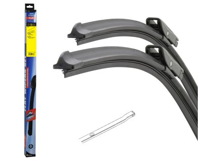 Stěrače FLAT SET (BOLT) 750+750mm