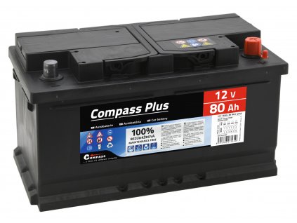 Autobaterie COMPASS PLUS 12V 80Ah 740A