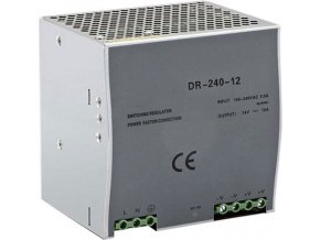 Průmyslový zdroj DR-240-12 12V=/240W spínaný na DIN lištu