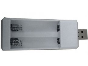 Nabíječka 2xAA/AAA, napájení USB
