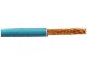 H07V-K cya drôt, kábel Cu 2,5 mm2, svetlo modrá