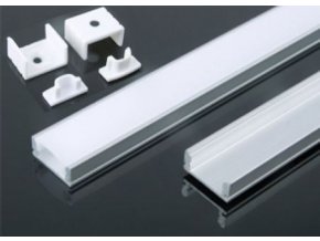 Hliníková lišta - Alu profil MS-509 pro LED pásek 8-10mm, délka 2m