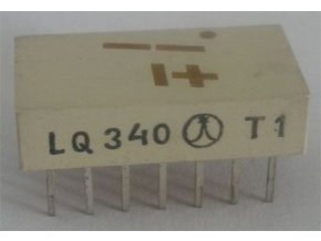 LQ340 zobrazovač +-1., žlutý TESLA