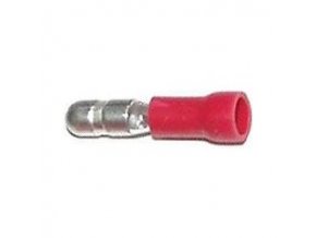 Konektor KOLÍK 4mm červený, kabel 0,5-1,5mm2