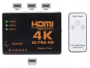 HDMI přepínač 3x HDMI UH-301 /HDMI switch/