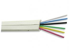 Telefonní kabel - 6linka bílá